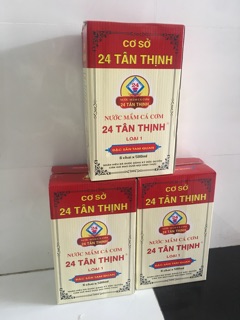 NƯỚC MẮM CÁ CƠM 24 TÂN THỊNH - CHAI 480ML ( nguyen thung 6 chai )