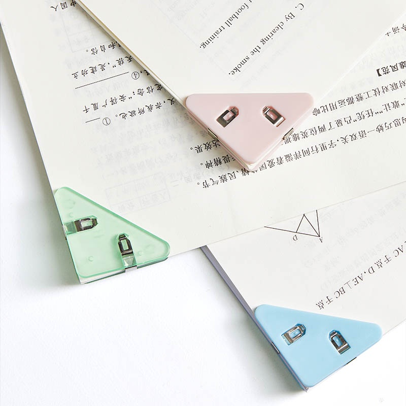 Set 3 Kẹp Giấy Góc Sách/Sách Tiện Dụng