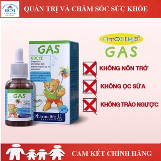 Fitobimbi Gas hỗ trợ giảm nôn trớ đầy hơi ọc sữa khó tiêu rối loạn tiêu hóa cho bé chai 30ml nhập khẩu Italia DLP08