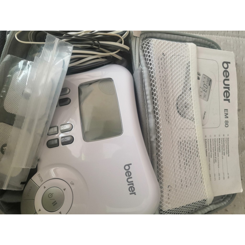 Máy mát xa xung điện, điện châm kỹ thuật số Beurer EM80 - Đức bảo hành chính hãng 2 năm