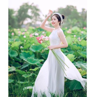Bộ Yếm dài chụp ảnh sen