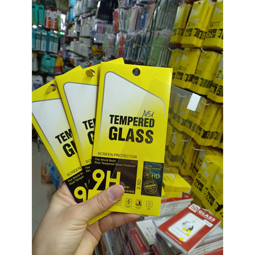 Bộ 3 kính cường lực chống vỡ màn Samsung M51
