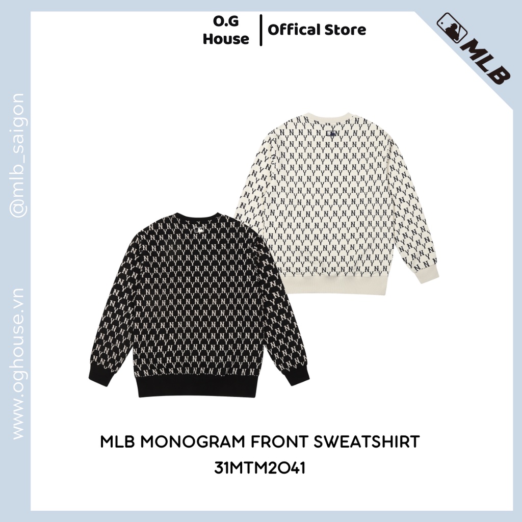 [Chính Hãng] Áo Sweater MLB Monogram