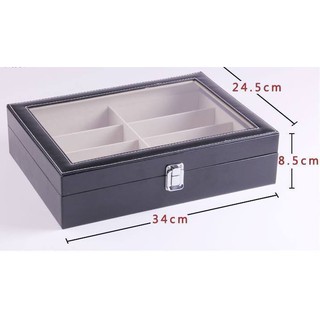Hộp đựng 8 mắt kính bằng da