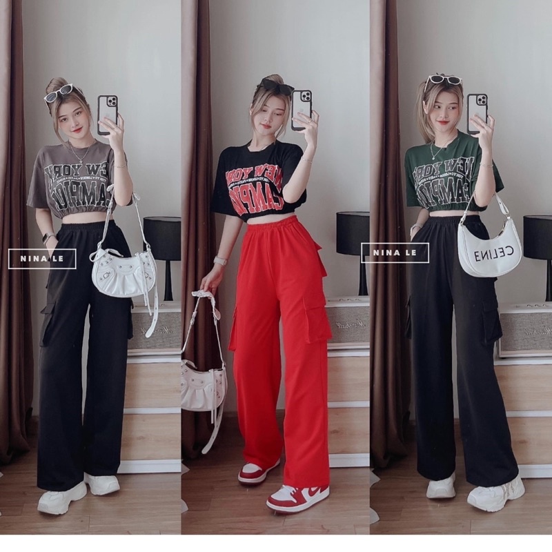 ÁO CROPTOP IN CHỮ XINH CỘT EO ALOHASHOP91