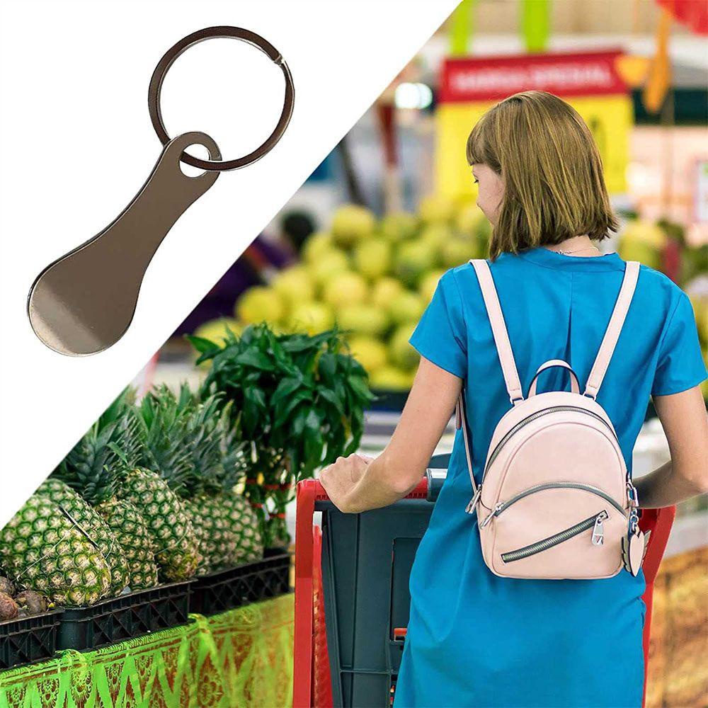 Móc Khóa Xe Đẩy Mua Sắm Bằng Hợp Kim Nhôm