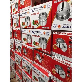 Bộ Nồi Xửng Hấp đông á 28cm Cao Cấp
