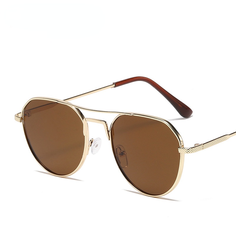 Kính Mát Thời Trang Nam Nữ Gọng Kim Loại Nhiều Màu Sắc 2022