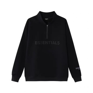 [ FREESHIP ] Áo sweater Essentials cổ đứng chất nỉ bông dày dặn