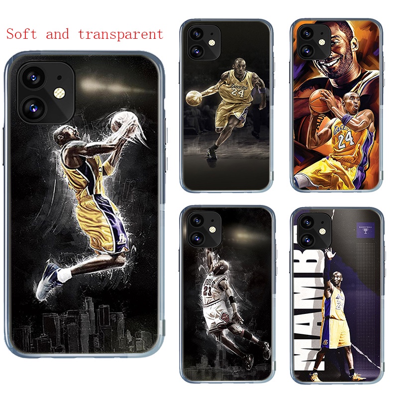 Ốp điện thoại trong suốt họa tiết ngôi sao bóng rổ cho IPHONE 5 5S SE 6 PLUS 6S PLUS 7 PLUS 8 PLUS X XS SE 2020 XR XS MAX