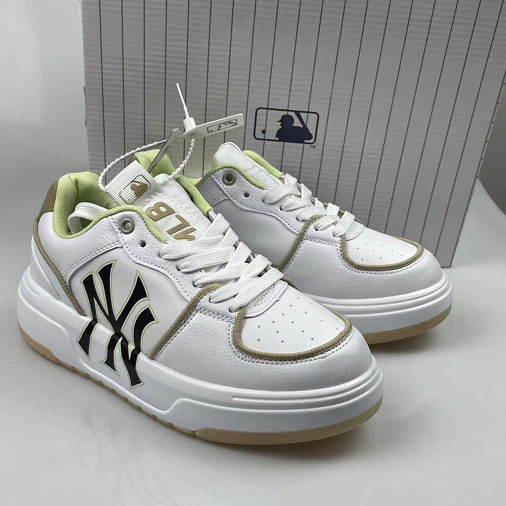 Giày sneaker MLB Chunky Liner NY New York Yankees Màu Xanh, Đen, La Cổ Thấp Cực Kỳ chất cho nam nữ dễ phối đồ