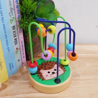 Đồ Chơi Luồn Hạt Gỗ ( Size nhỡ ), Đồ Chơi Giáo Dục
