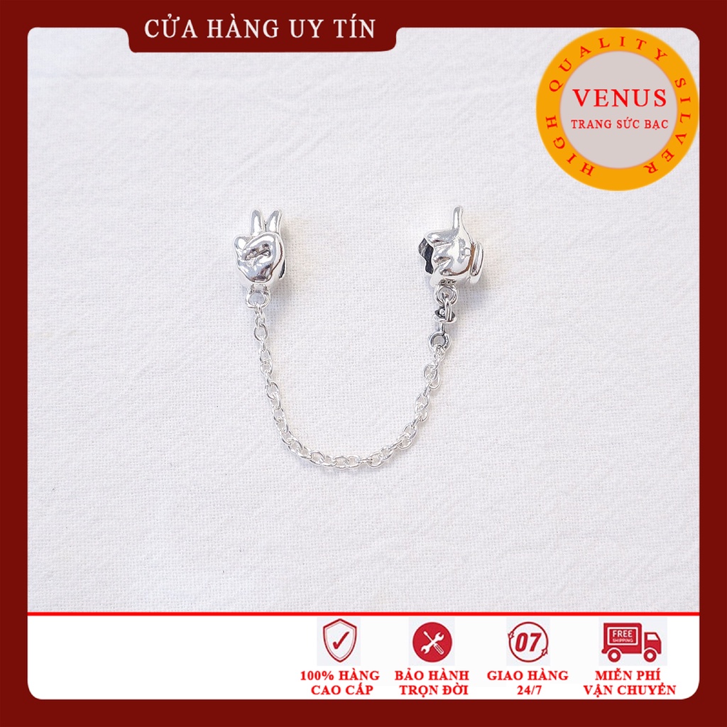 [Charm bạc 925 cao cấp] Charm xích Hi&amp;Like- Mã sản phẩm VENUSXHL