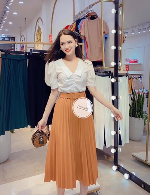 sơ mi rún ngực hàng thiết kế SMS012133