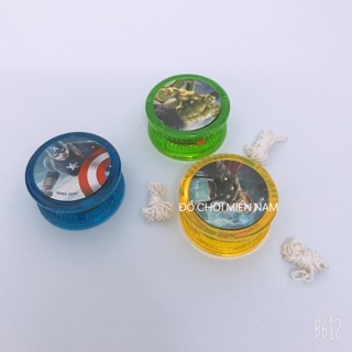 [Có đèn phát sáng] Đồ chơi yoyo mẫu avenger nhiều màu dành cho các bé HH000036