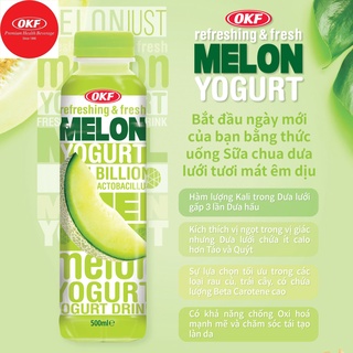 Melon yogurt - sữa chua dưa lưới okf 500ml