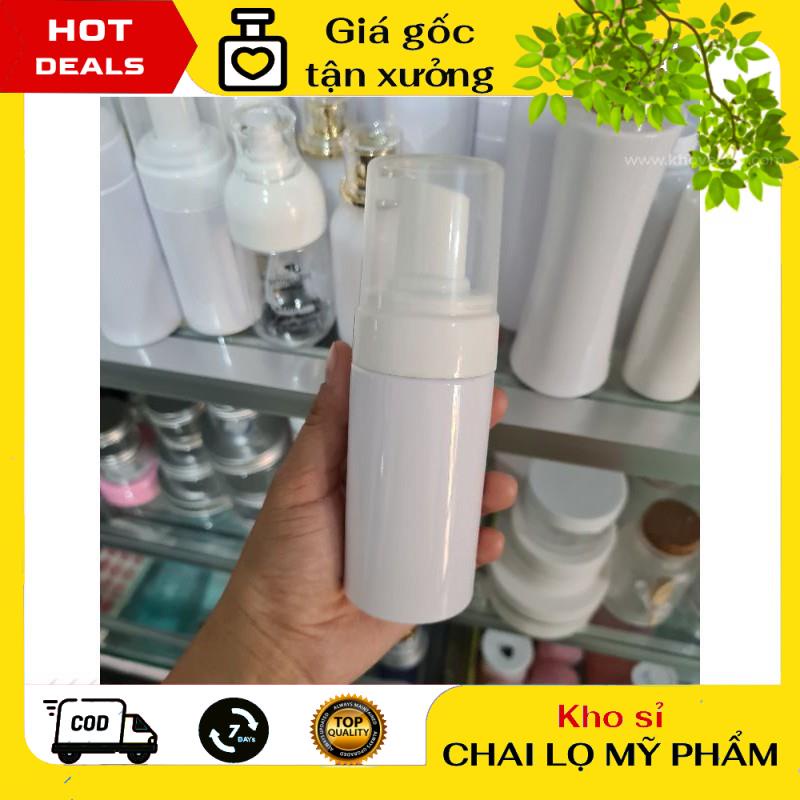 Chai Chiết Mĩ Phẩm ❤ KHO SỈ ❤ Chai xịt giọt tạo bọt 30ml/50ml/100ml/150ml đựng sữa rửa mặt, sữa tắm , phụ kiện du lịch