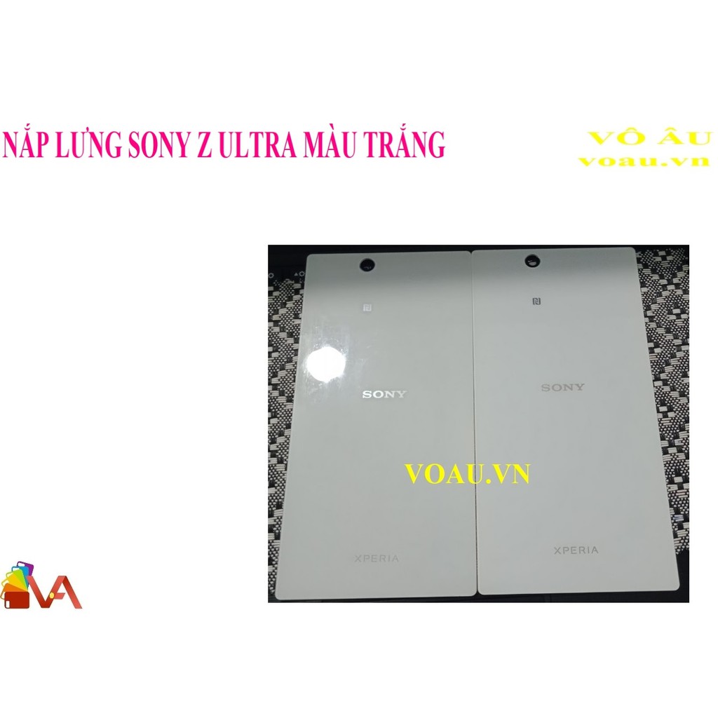 NẮP LƯNG SONY Z ULTRA MÀU TRẮNG