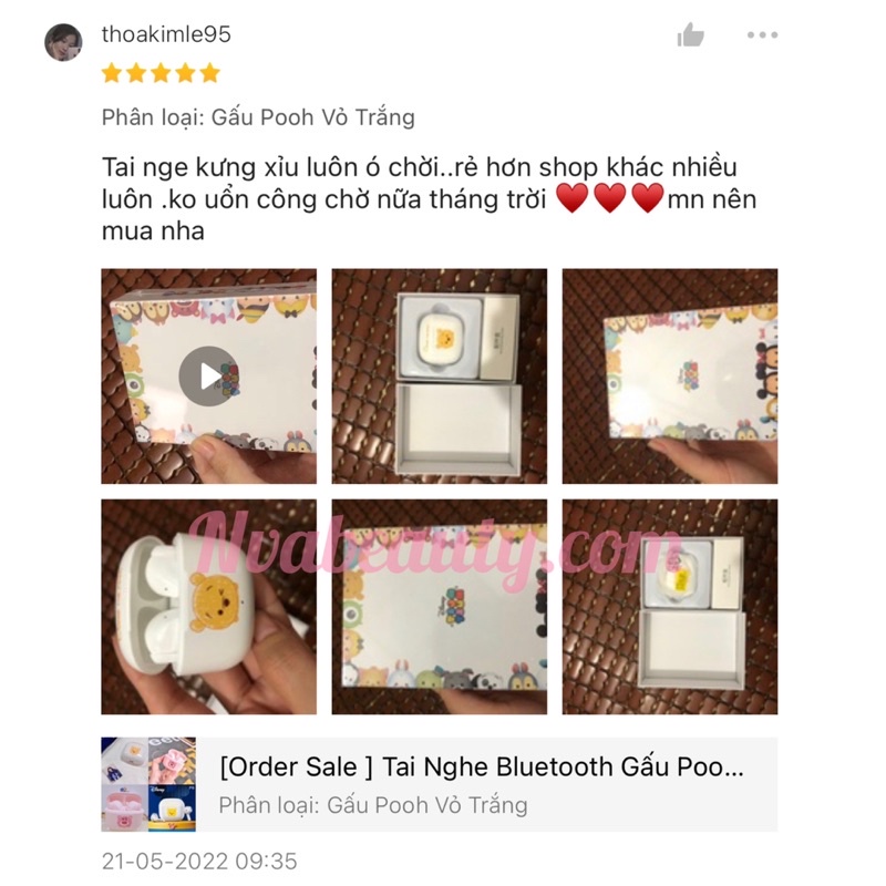 Tai Nghe Bluetooth Tsum Tsum x Disney Chính Hãng Nhiều Mẫu