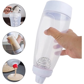 Hộp đựng bột 1000ML, Chai bóp có nắp và vảy, Chai gia vị đa năng, Mở đầy lớn, Hoạt động một tay, dành cho bánh nướng, Muffin