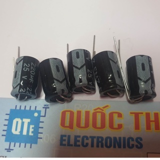 Combo 5 tụ 220uf/25v