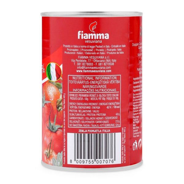 [400g] Cà chua xay nhuyễn [Italia] FIAMMA Tomato Paste (halal) (a-t)