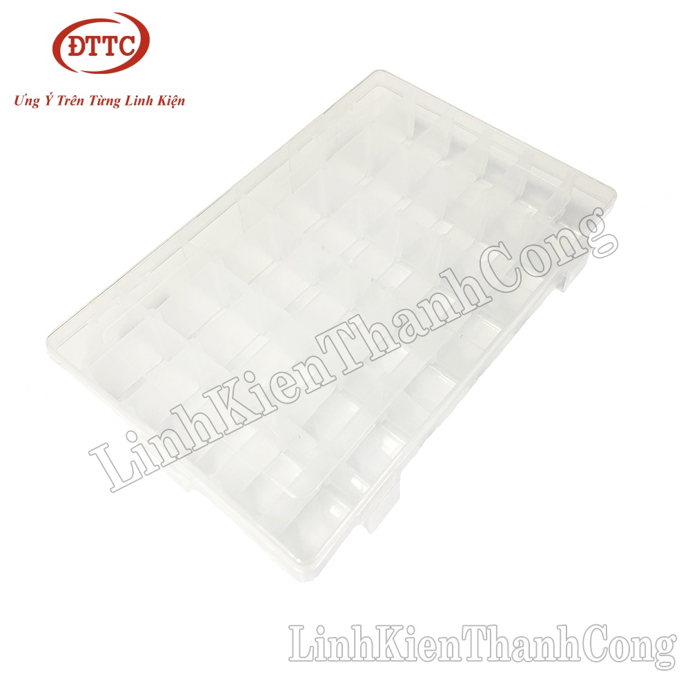 Hộp Nhựa Đựng Linh Kiện 36 Ngăn 27.5x17.7x4.5cm