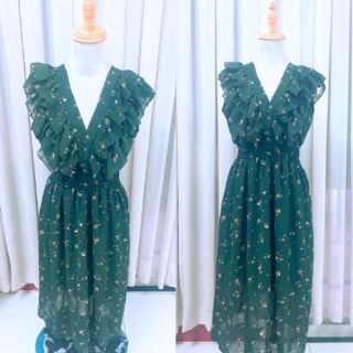 Sale đầm 2 bèo rêu sang trọng quý phái
