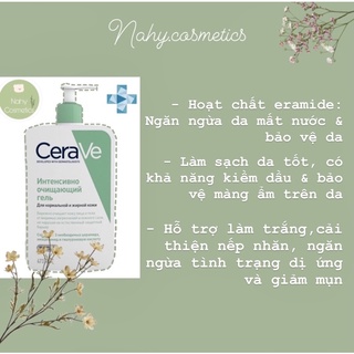 {CÓ BILL} SỮA RỬA MẶT CERAVE BẢN PHÁP