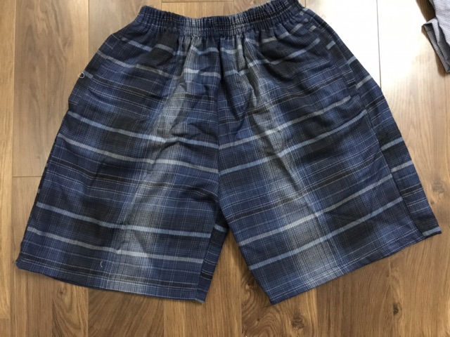 Quần đùi, quần thô, kẻ sọc caro, hàng vnxk, cotton thô 100% đẹp, short caro