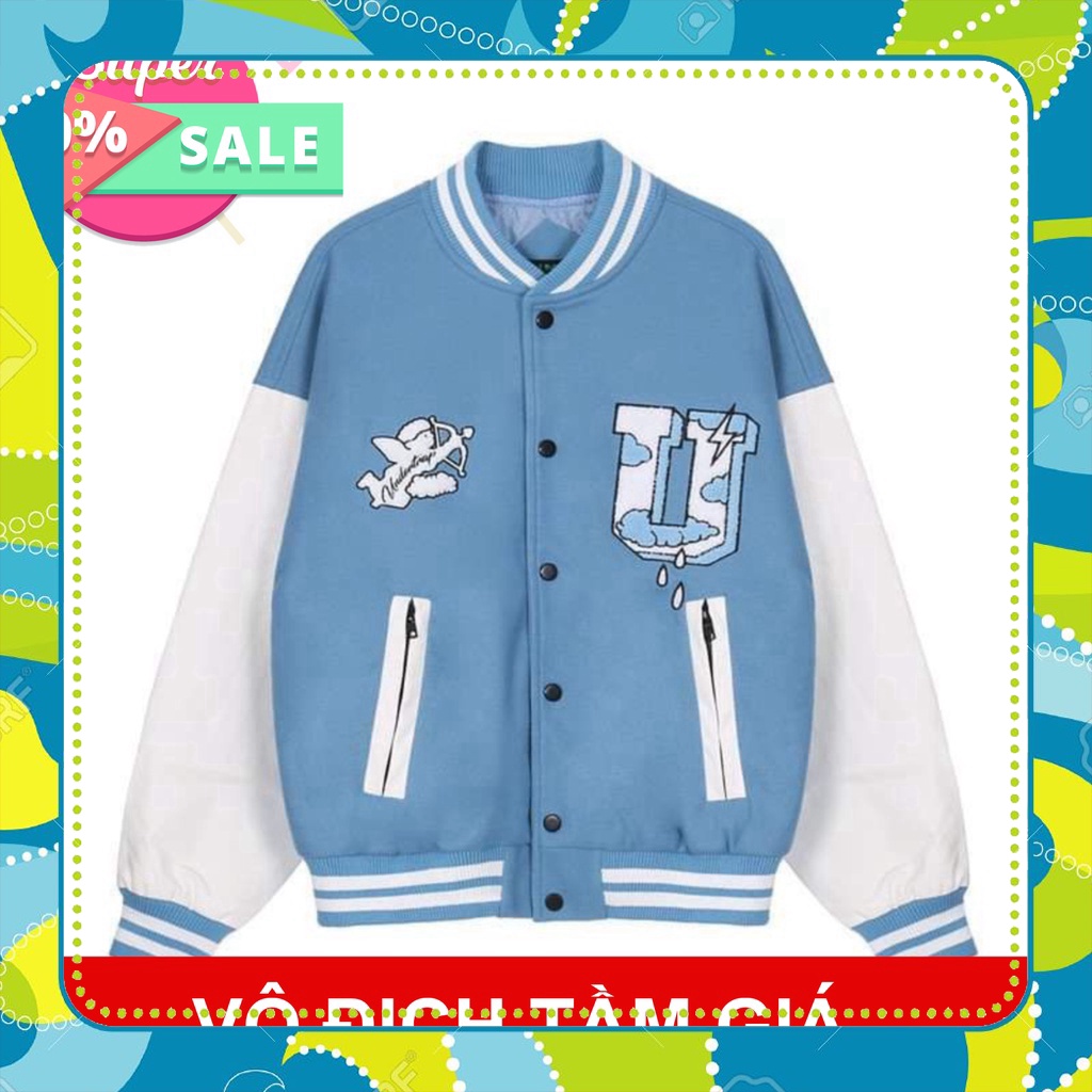 Áo Bomber Jacket Nỉ Lót nỉ Ngoại Hình in UNDERTRAP  hoodie_drew1996