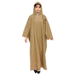 Áo mưa cánh dơi một màu.
