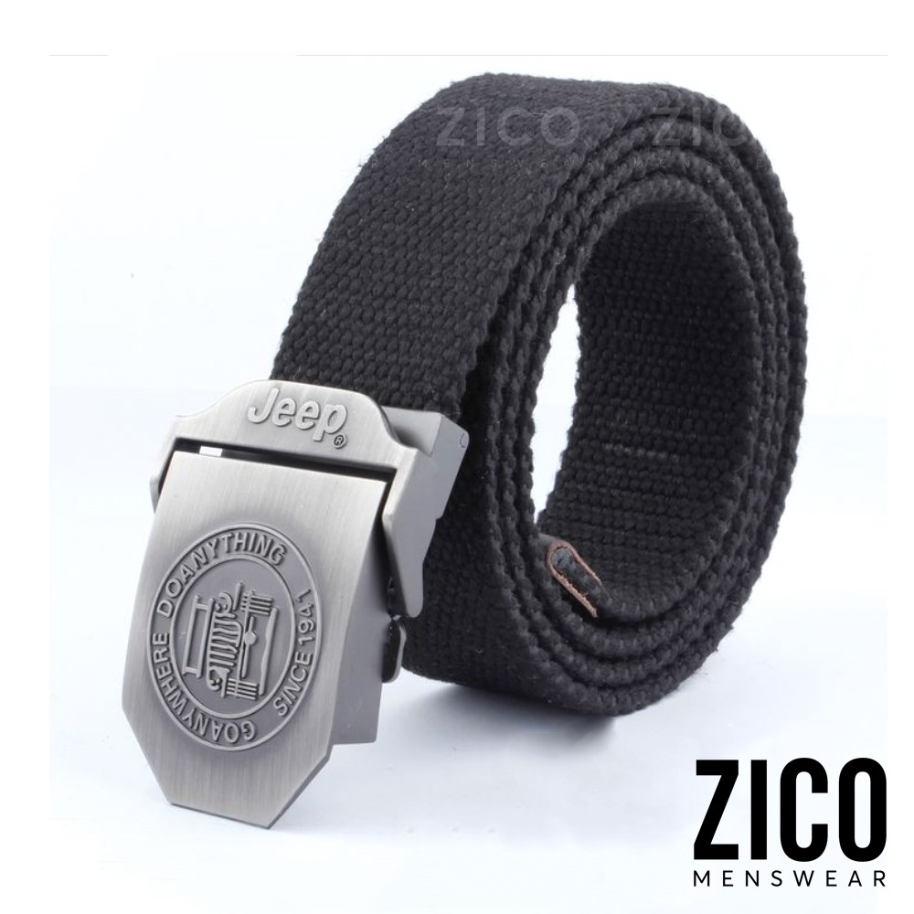 Thắt lưng dù nam Canvas ZICO MENSWEAR khóa cài tự động - Dây nịt nam vải dù Canvas cao cấp