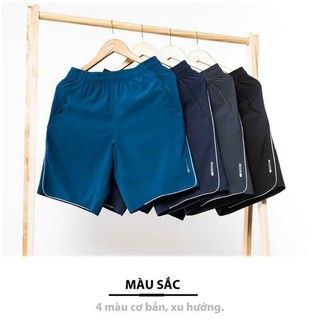 Quần short nam vải dù gió co giãn tập thể thao hay mặc nhà