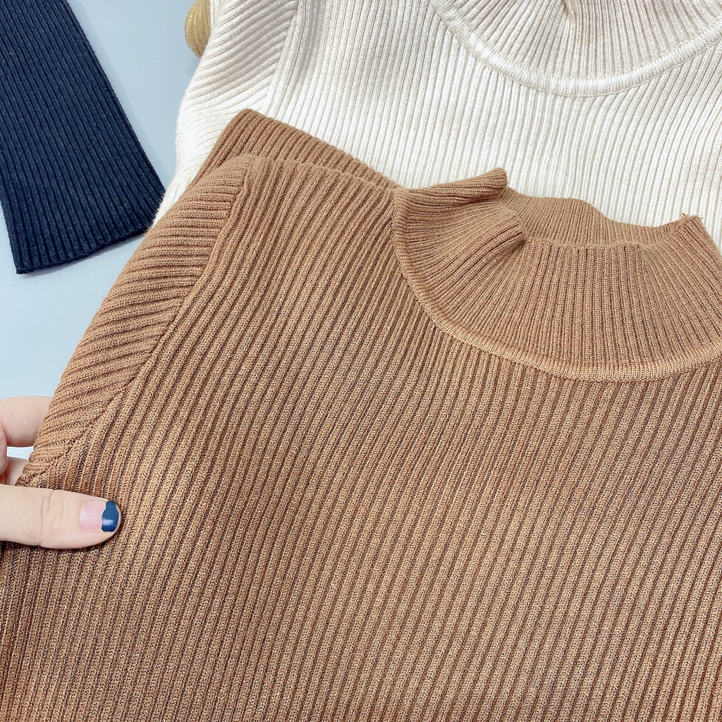 Váy len tăm nhỏ cổ 5p hot hit(kèm ảnh thật,video) | BigBuy360 - bigbuy360.vn