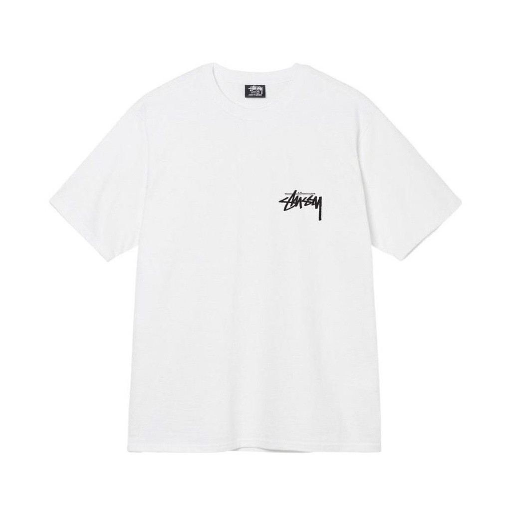 Áo Thun Tay Ngắn In Hình Xúc Xắc Stussy Thời Trang Mùa Hè Trẻ Trung