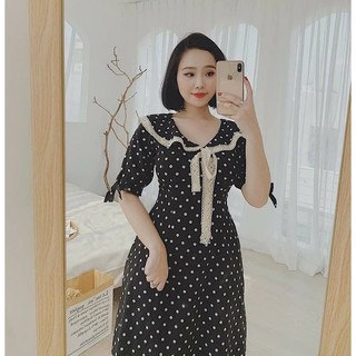 ĐẦM ĐEN CHẤM BI THỦY THỦ VIỀN NƠ REN