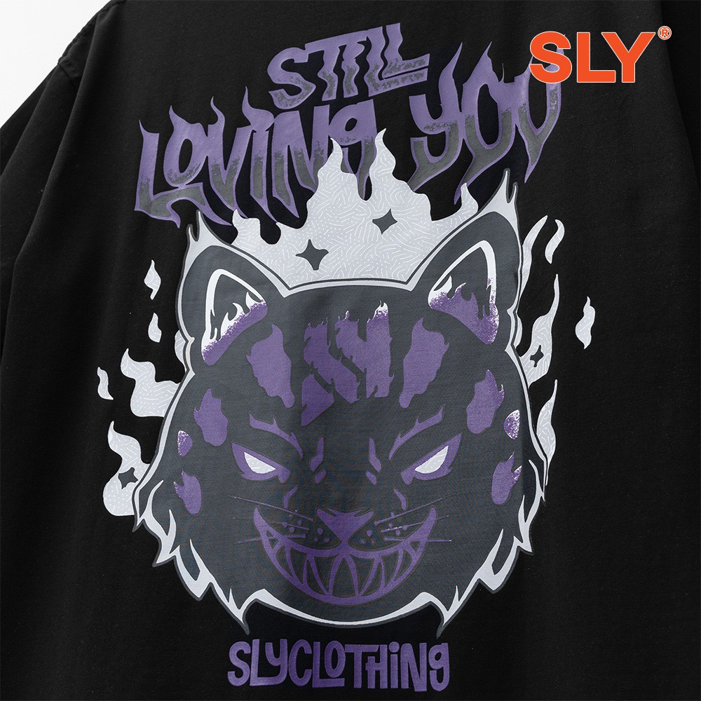[Mã INCU50 giảm 50K đơn 250K] Áo thun SLY Poppy Fire màu đen | BigBuy360 - bigbuy360.vn