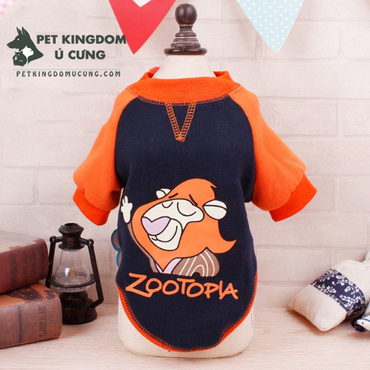 Áo chó mèo áo zootopia