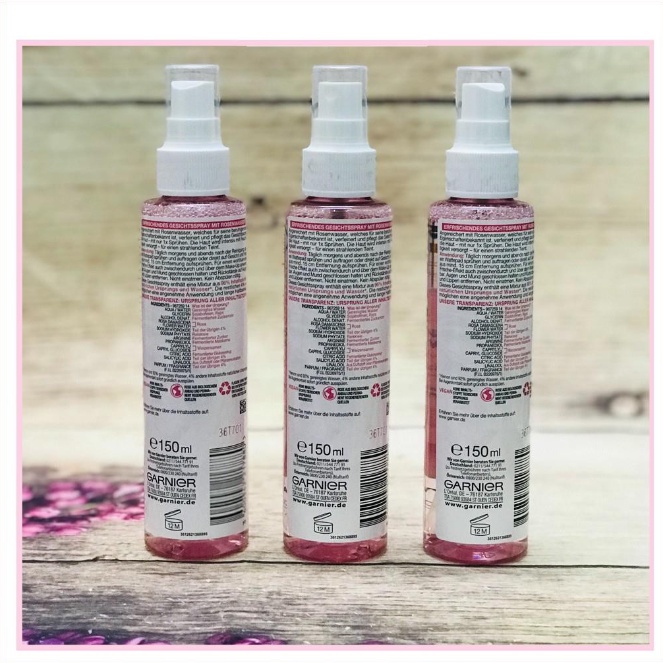 Nước hoa hồng Garnier Skin Active dạng xịt 130ml, toner cho cả da nhạy cảm - Shop Viloet