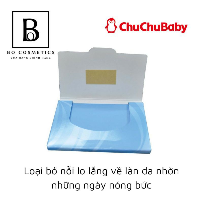 Giấy Thấm Dầu CHUCHU BABY Oil Blotting Film [Nhật Bản] 70 Tờ