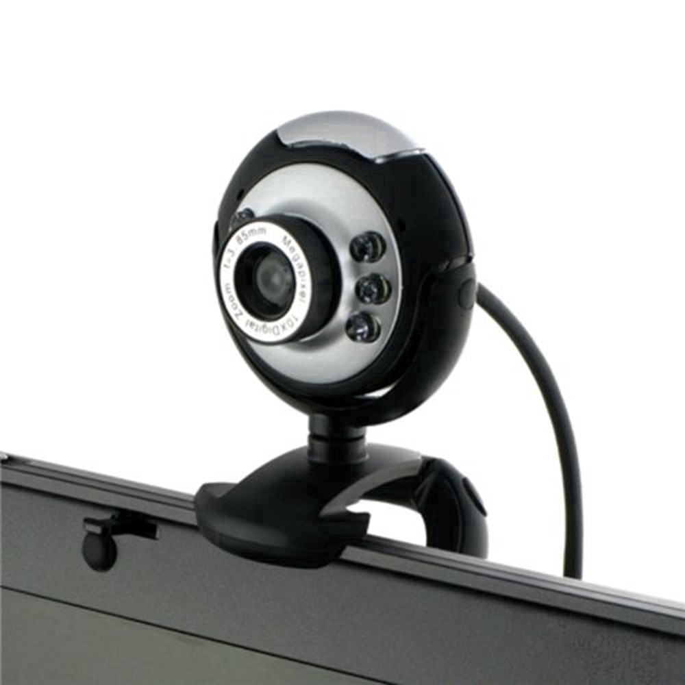 Webcam Hd Usb 2.0 12.0 Mega Pixels 6 Led Hd Với Micro