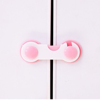 Khóa cài cửa tủ lạnh loại thẳng an toàn cho bé bằng nhựa