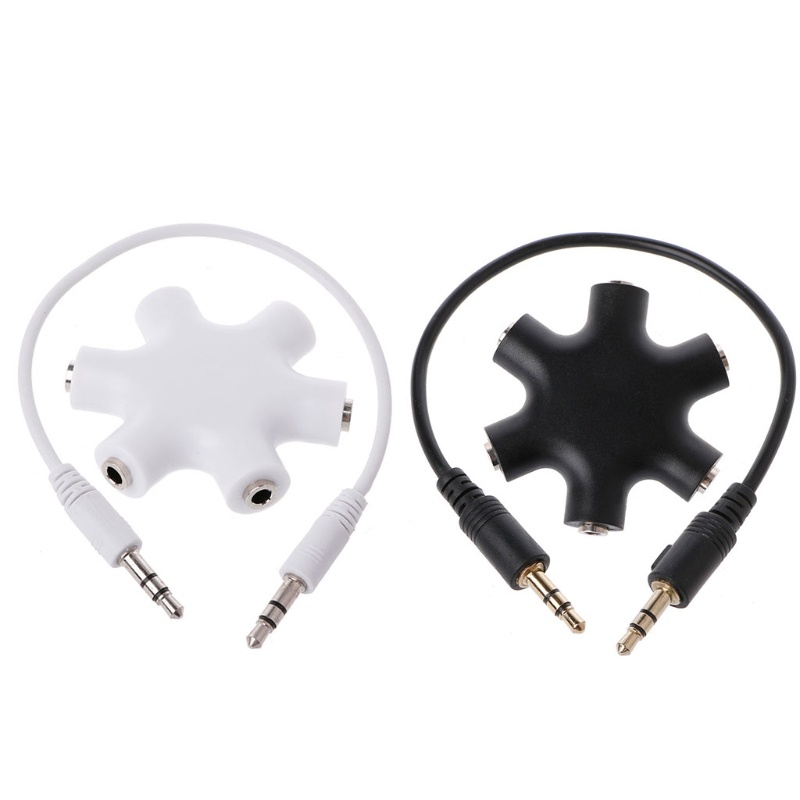 ✿ Đầu Chia Cổng Âm Thanh 3.5Mm 1 Male Sang 5 Female