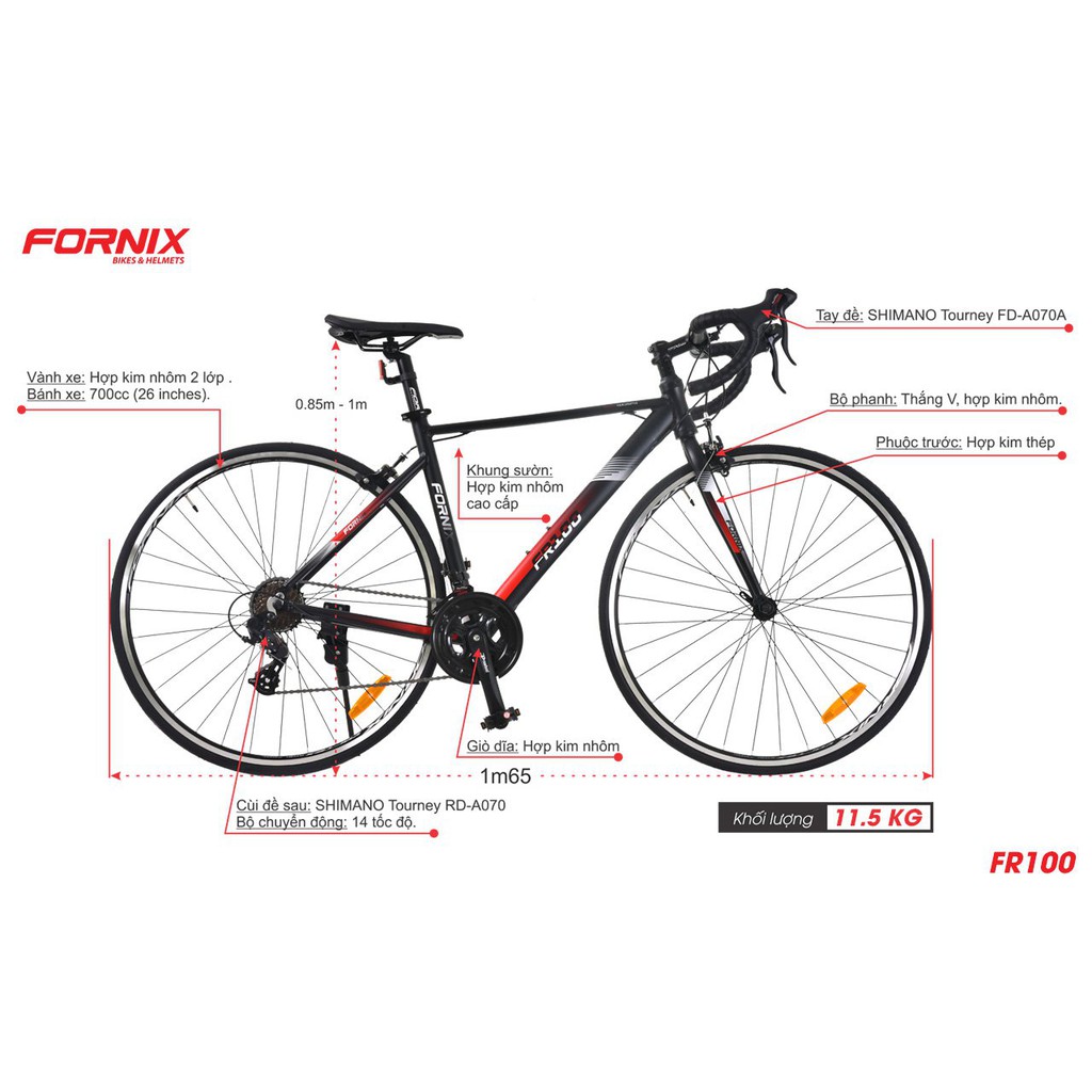 Xe đạp địa hình Fornix - FR100