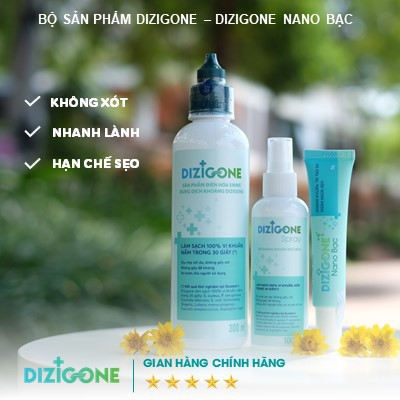 Kem Bôi Dizigone Nano Bạc 25g - Kháng Khuẩn, Lành Vết Thương, Tái Tạo Da, Ngăn Ngừa Sẹo