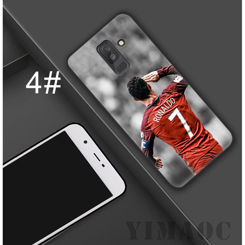 Ốp điện thoại dẻo họa tiết CR7 RONALDO cao cấp thích hợp cho Samsung Galaxy S9 S8 Plus S7 S6 Note 8 9