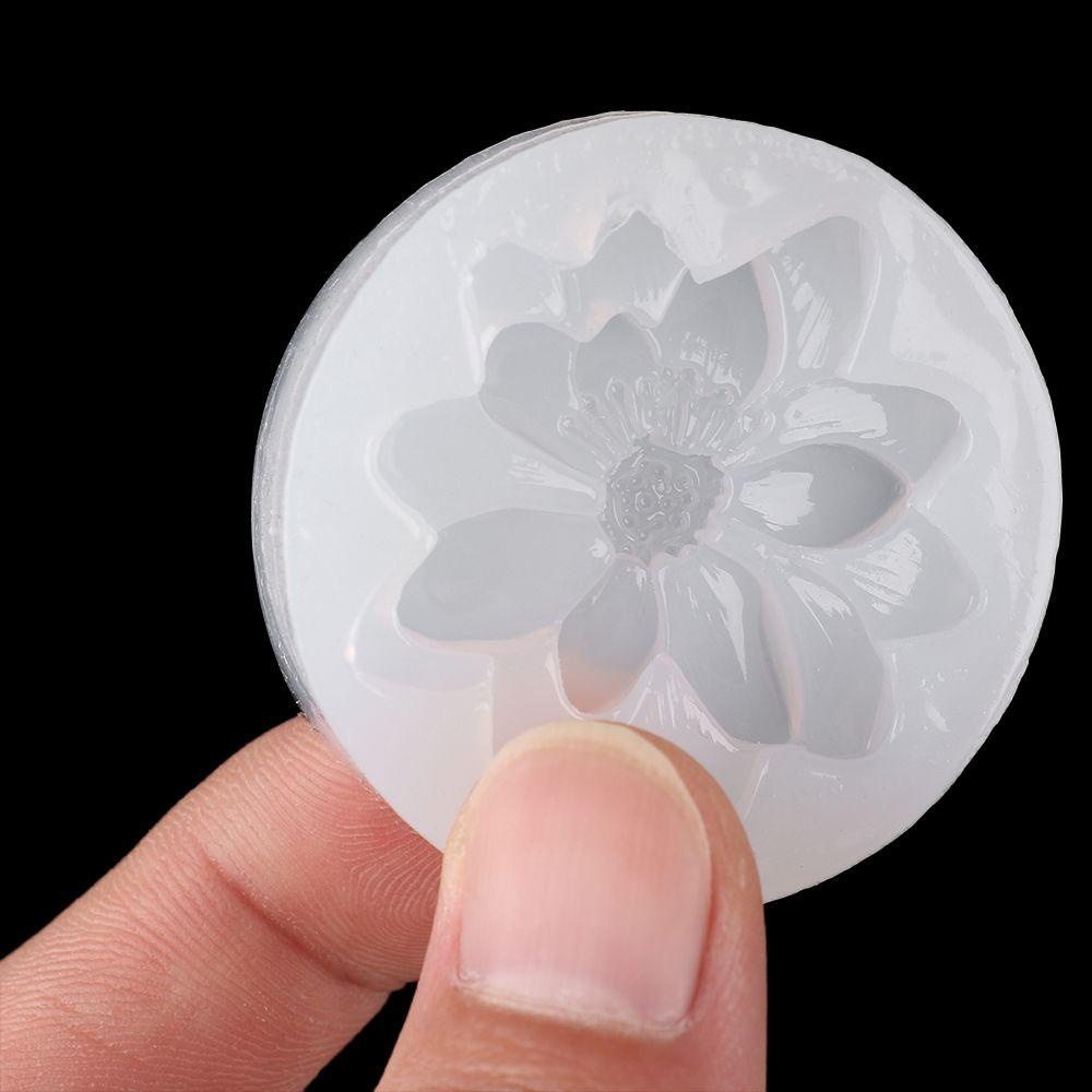 Khuôn Silicone Làm Mặt Dây Chuyền Thủ Công Hình Hoa Sen