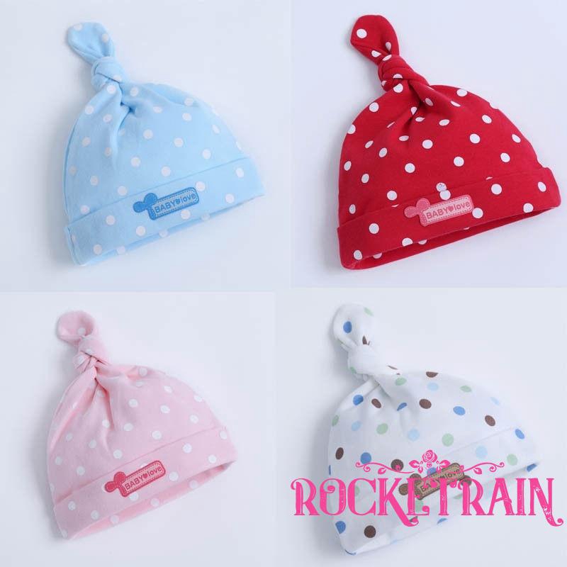 Mũ trùm đầu cotton mềm mại cho trẻ sơ sinh