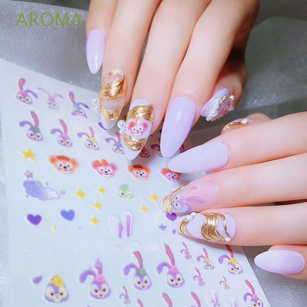 [Hàng mới về] Miếng dán 3D trang trí móng tay nghệ thuật thời trang